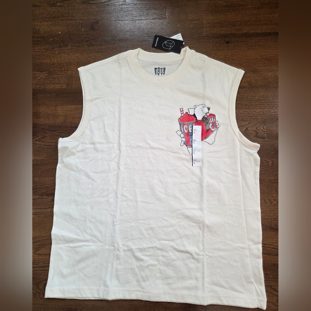 NEW ICEE Mens Large Sleeveless Tee